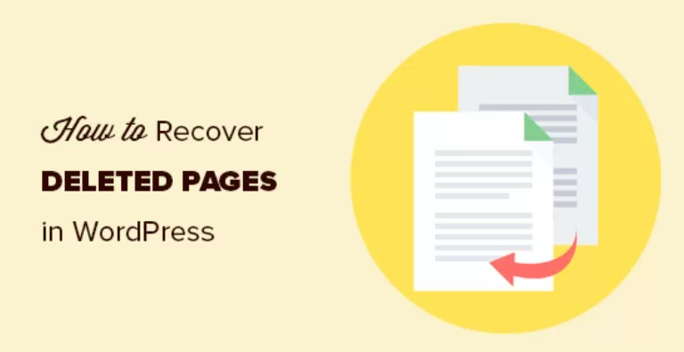 How to recover and restore deleted pages in WordPress (4 methods)